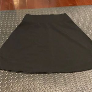 Simple black skirt